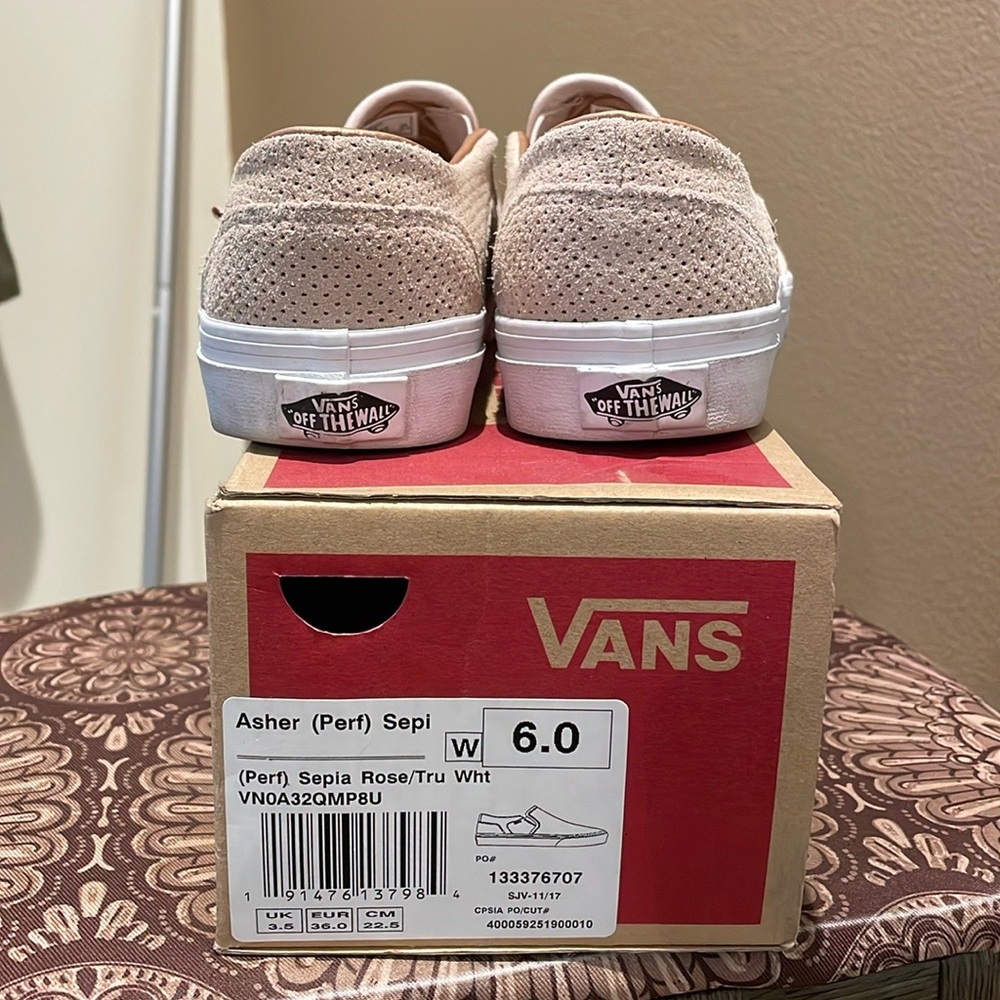 Women’s or Teens Vans Light Pink